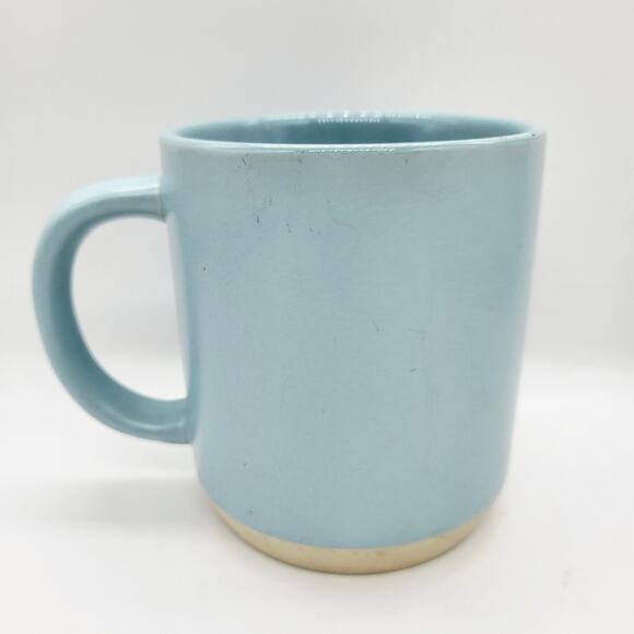 Threshold Light Blue Stoneware Coffee Mug with "I JUST LOVE WEEKENDS" on Front - Picture 3 of 7